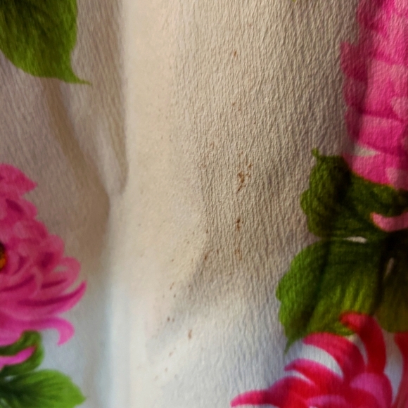 Ui Maikia Vintage Pink & White Floral Patterned Cotton Maxi Dress - Picture 8 of 9